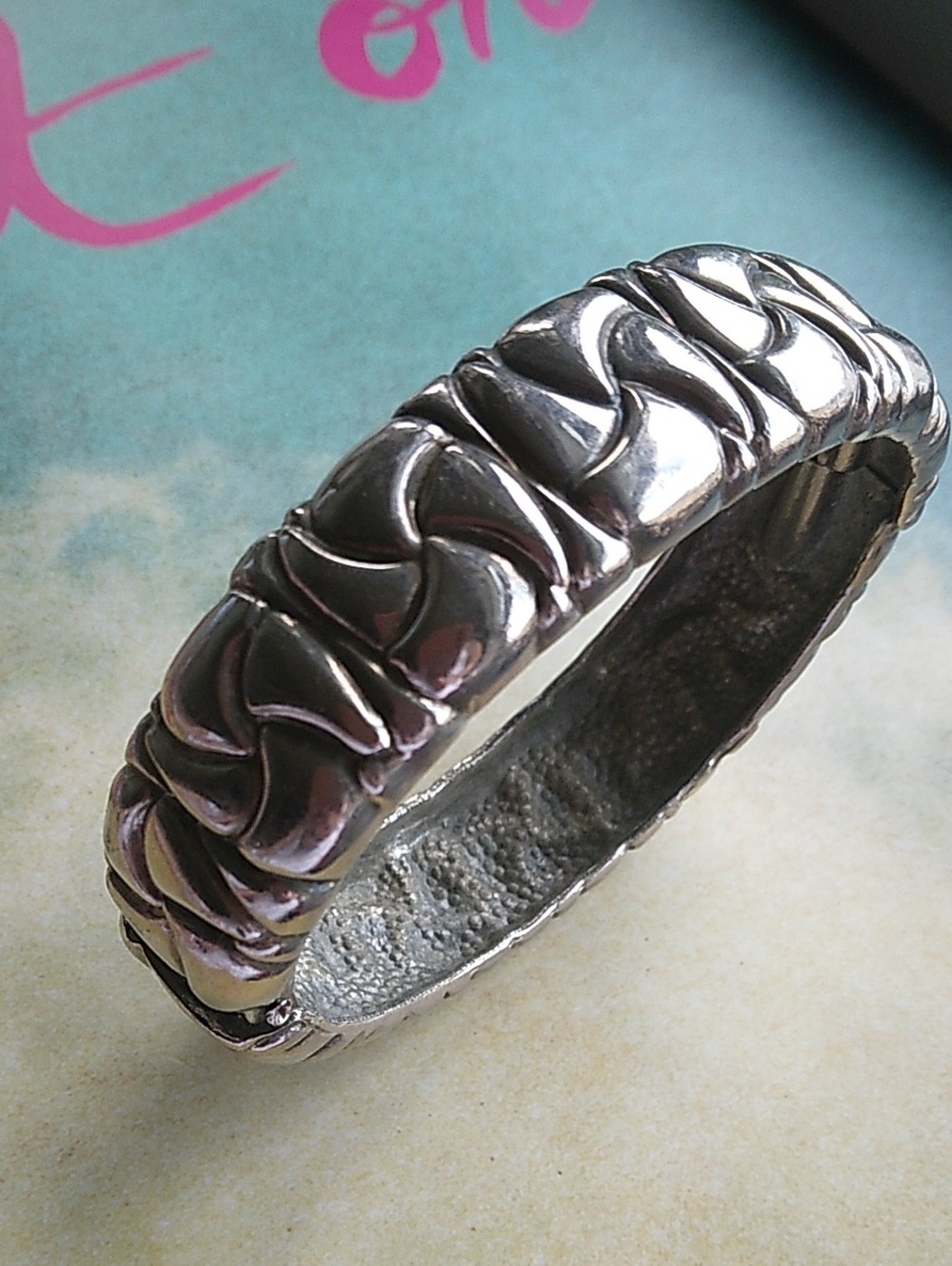 Vintage Chunky Silver Clamper Bracelet